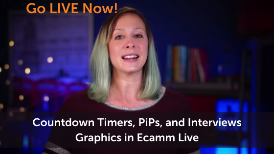 Color Changing Live Streaming Countdown Timer for Ecamm, vMix