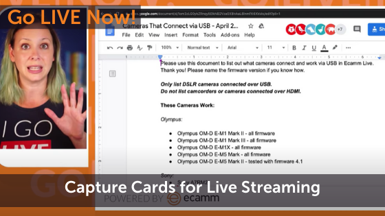 Capture Cards for Live Streaming