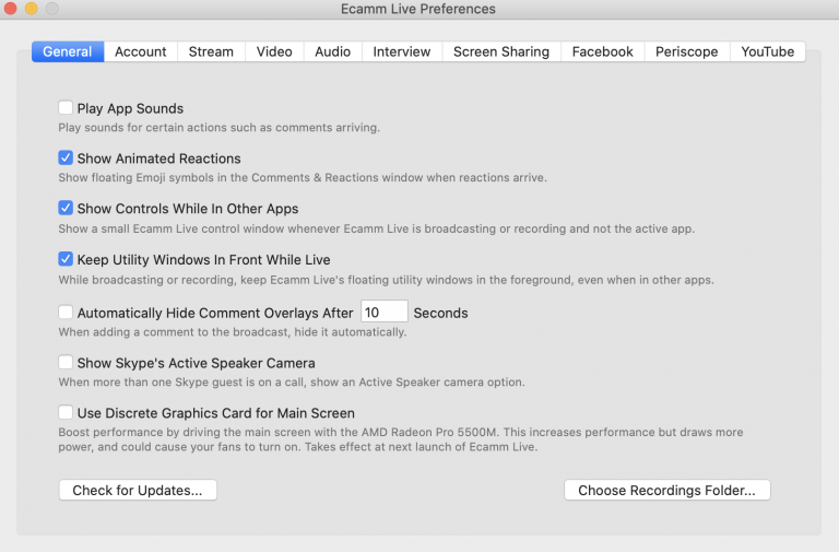 Recording Videos with Ecamm Live – Ecamm Network Blog