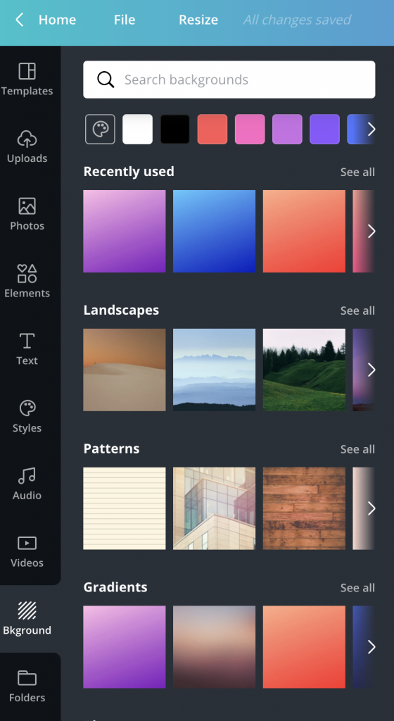 canva backgrounds