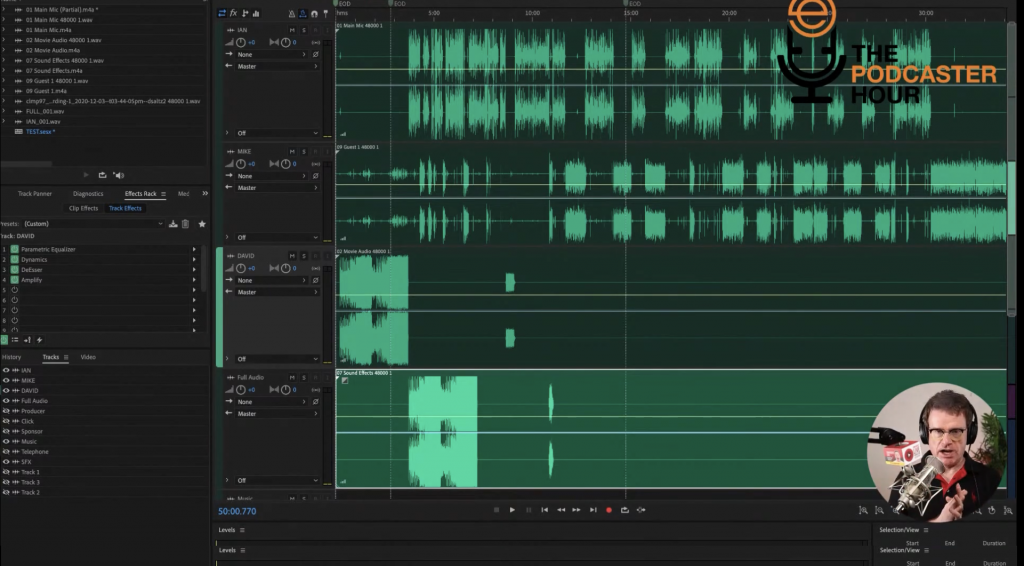 Adobe Audition for podcasting