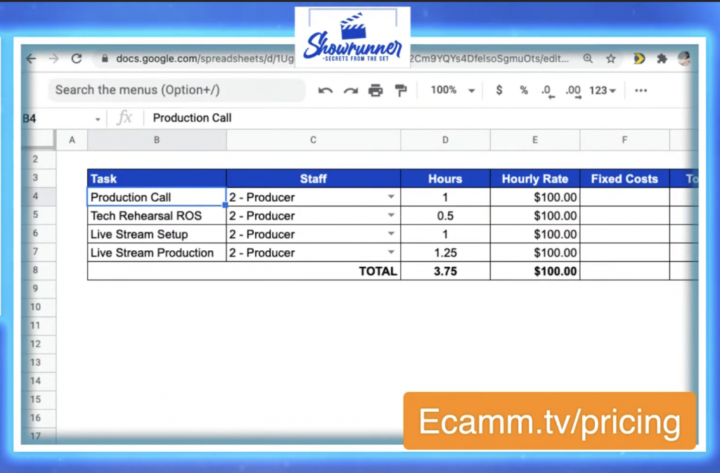 live streaming pricing