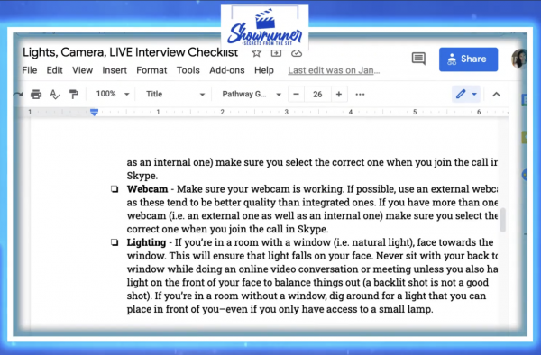 Live Streaming Checklist – Ecamm Network Blog