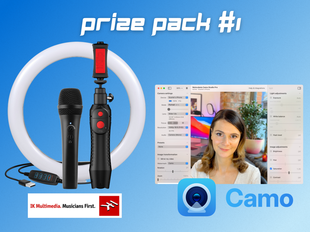 Ecamm Live giveaway prize pack 1