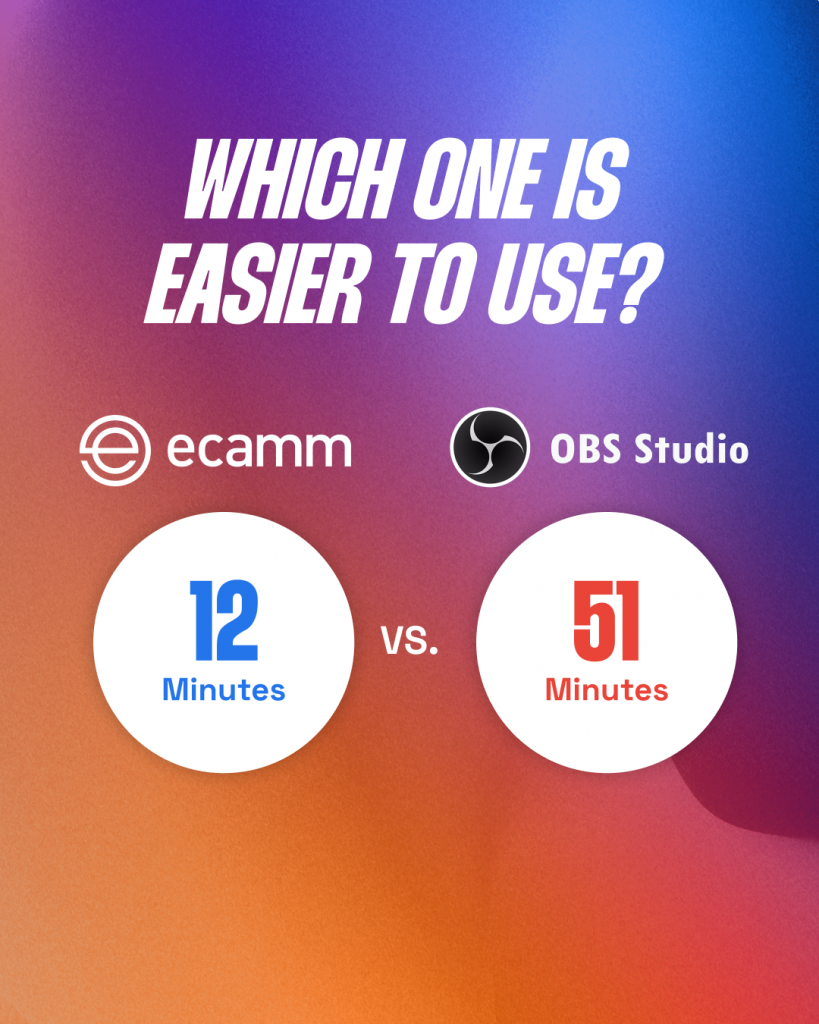 OBS Studio vs Ecamm Live Which is Easier to Use?