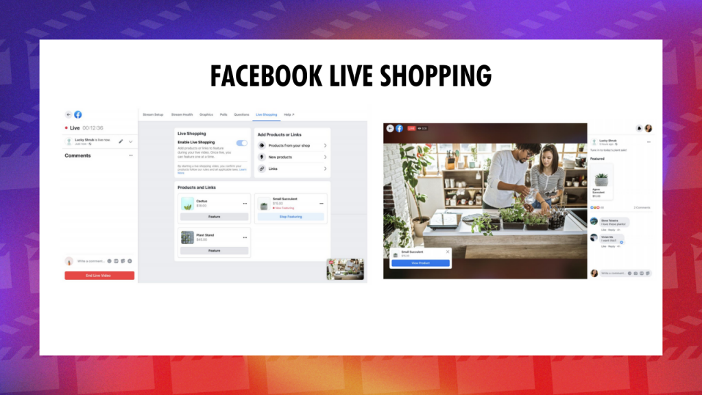 Facebook Live Shopping