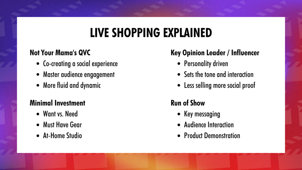 live shopping explained
