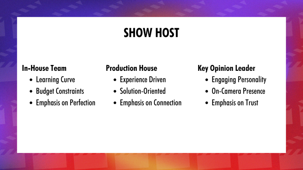 live selling show hosts