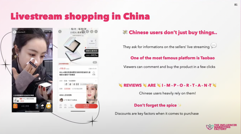 live shopping in China