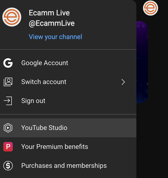 YouTube Studio